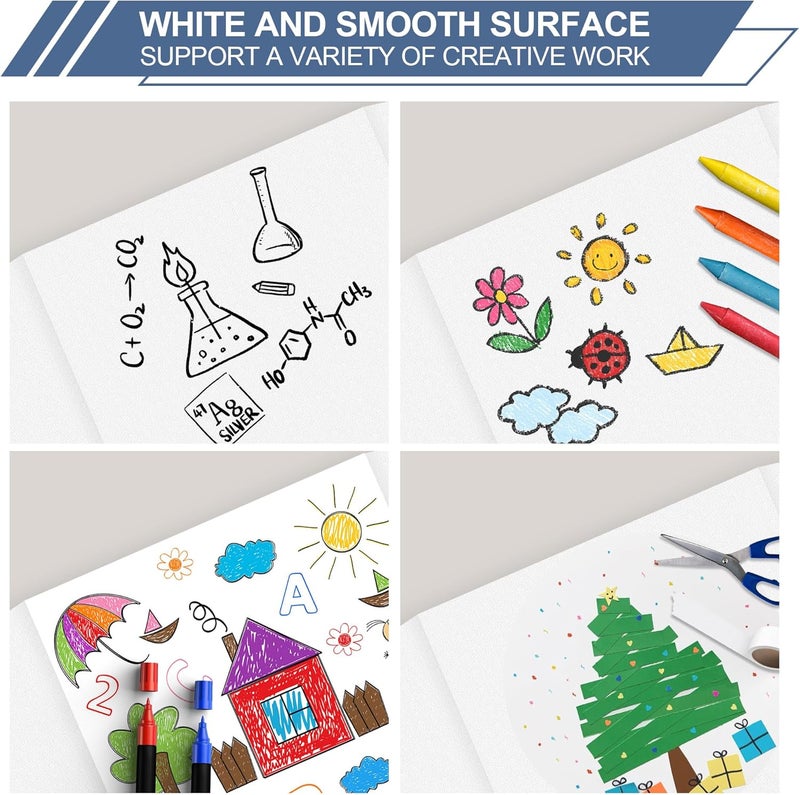 Rsgift 36" x 48" Large Trifold Poster Board, Premium Corrugated Presentation Boards, Display Boards for Science Fairs, School Projects, Event Displays, and Business Presentation(4 Packs) - Image 4